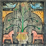 Панно с наивной резьбой 10748 - фото 3550